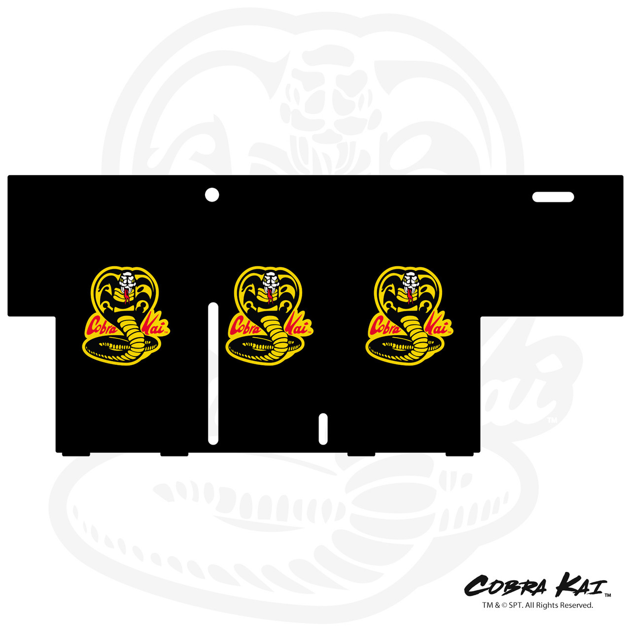 Cobra Kai Iconic Classic Logo Game Console Wrap and Game Controller Skin Bundle for Microsoft Series X Console & Controller